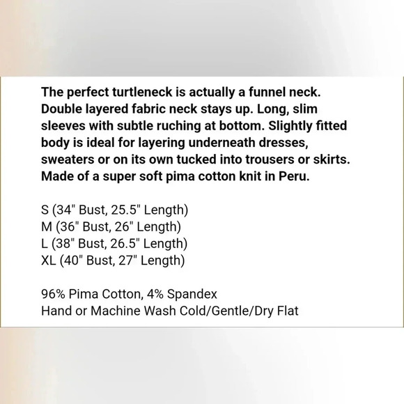 Beyond Threads grey funnel neck turtleneck shirt - Picture 4 of 4